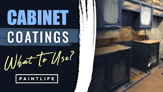 Cabinet Coatings What Paint Should I Use [upl. by Jempty260]