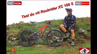 Test du VTT XC 100 S Rockrider [upl. by Fulvia9]