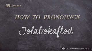 How to Pronounce Jolabokaflod Real Life Examples [upl. by Leamhsi]