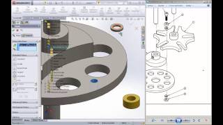 Leva cruz de Malta SolidWorks [upl. by Anelle188]