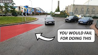 Staying in the Correct Lane on Roundabouts  60 SECOND DRIVING TIP [upl. by Eahcim457]