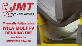 Press Brakes  Wila MultiV Die Manually Adjustable offered by JMT [upl. by Gillan]