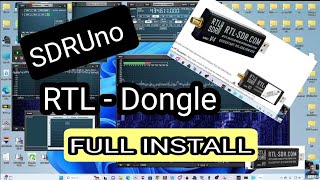 SDRUNO  RTL  Dongle  Full Install [upl. by Namrac]