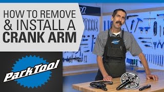 How to Remove and Install a Crank Arm on a Bike [upl. by Chantal]