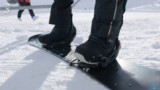 Snowboard Burton erfindet die Bindung neu [upl. by Ditzel]