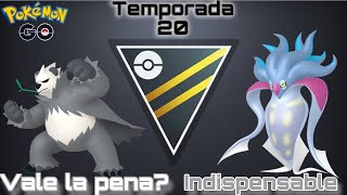 Pangoro y Malamar con sus nuevas mejoras en Liga Ultra en Pokémon Go Battle League [upl. by Ylloh115]