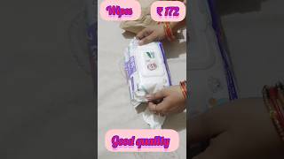 Himalaya baby wipes babys care 💯 ytshorts unboxing skincare onlineshopping viralvideo shorts [upl. by Anderer]