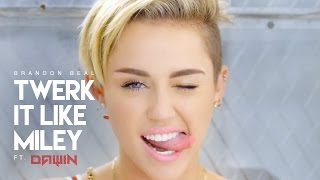 Twerk it like Miley  Brandon Beal DAWIN Remix  Lyrics [upl. by Yael]