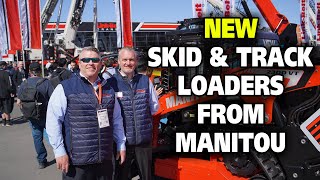 New Skid and Track Loaders at the Manitou Booth  ConExpo 2023 [upl. by Erdried]