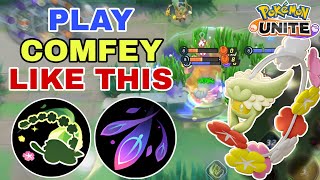 This is the Right Way to Play COMFEY  Pokemon Unite COMFEY Gameplay [upl. by Schilt]