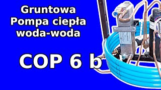 Gruntowa pompa ciepła wodawoda od zera na propan R290 Część 6B COP 6 b XD [upl. by Ailahs]