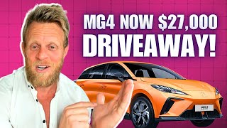 Australias cheapest electric car gets INSANE price cut  27000 driveaway [upl. by Stinson]