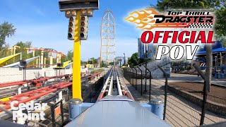 Top Thrill Dragster Official POV  Cedar Point Sandusky Ohio [upl. by Ines951]