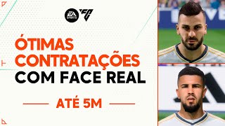 EA FC 24 JOGADORES BONS amp BARATOS COM FACE REAL ATÉ £5 MILHÕES 🔥💰eafc24 facereal fc24 [upl. by Stillmann]