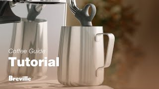 The Barista Touch™  How to texture milk at home like a pro  Breville USA [upl. by Yddor]