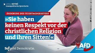 „Sie haben keinen Respekt vor der christlichen Religion und ihren Sitten“ [upl. by Dolphin]