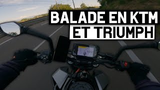 NOUVELLE GOPRO AVEC MON POTE EN TRIUMPH STREET TRIPLE S 🏍🤯 [upl. by Greenes292]