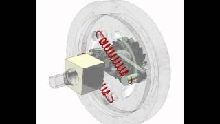 Mechanism for converting interrupted rotation to continuous rotation 1 [upl. by Yemorej]