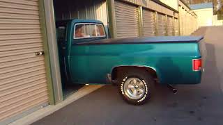 454 Big Block Rev With True Dual Cherry Bomb GlassPacks 1979 C10 Silverado [upl. by Rabin]