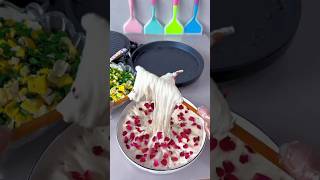 Beautiful snacks flower pasta making pastareceipe food delicious italianrecipes [upl. by Gibrian]