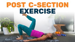 After C Section Exercise With a Physiotherapist safe beginner friendly exercises [upl. by Elson]