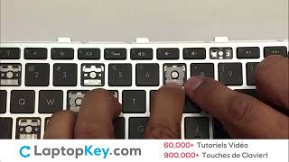 Comment Realiser Un Bouton Informatique Portable Touches Clavier HP Envy 17 [upl. by Liederman88]