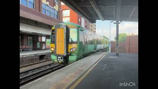 Trains at Wallington My local station [upl. by Ellezaj]