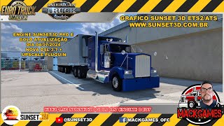 ATUALIZAÇÃO ENGINE GRAFICO SUNSET3D PARA ETS2 E ATS [upl. by Freddi]