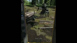 fdrlogging farmingsimulator22 excavator logging forestry simulation tree gaming logginglife [upl. by Aitsirk312]