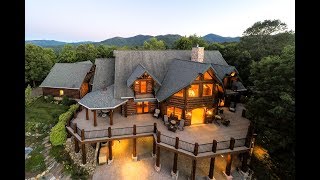 Spacious Luxury Log Cabin with Fabulous Vistas of The Great Smoky Mountains [upl. by Haskell649]