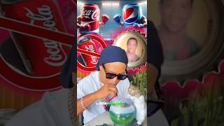 Por isso a CocaCola BANIU Ronaldinho para sempre ronaldinhogaucho pepsi ronaldinhoskills [upl. by Heffron]