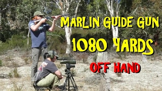 Marlin 4570 guide gun at 1080 yards [upl. by Ettezil]