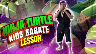 Ninja Turtle Karate Lesson for Kids At Home  Dojo Go Week 18 [upl. by Selry]