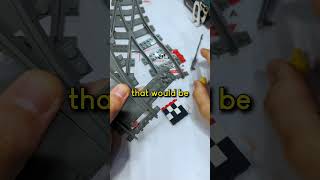 New LEGO Train Switch lego legos legomoc afol legotrain legoaddict legoland modeltrains [upl. by Rabma]