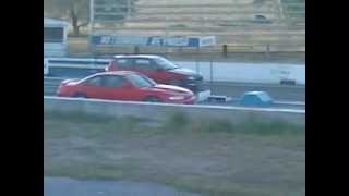 Nissan 240sx s14 stock vs Honda civic B20B turbo [upl. by Hancock]