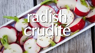 Dinner Party Tonight Shorts Radish Crudité [upl. by Best]