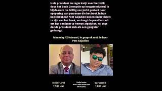 Interview radio awaaz met de heer Pett Gajadien op maandag 12 februari 2024 [upl. by Aihsekel63]