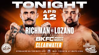 BKFC Fight Night CLEARWATER  FREE LIVE EVENT [upl. by Elak]