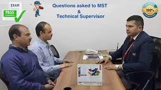 MST Technical Supervisor Interview in Hindi [upl. by Ethelyn]