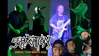 Suffocation TOUR MÉXICO 2023  SUFFOCATION LIVE IN MÉRIDA 🔥 [upl. by Alliuqet607]