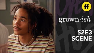 grownish Season 2 Episode 3  Luca Helps Zoey Through a Panic Attack  Freeform [upl. by Thorne]