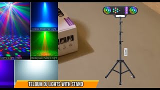 Telbum DJ Lights with Stand [upl. by Ilime657]