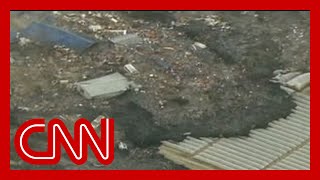 Watch a massive tsunami engulf entire towns in Japan 2011 [upl. by Zola729]