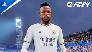 FC 24  Getafe vs Real Madrid  Laliga 2324 Match  PS5 Gameplay [upl. by Goeselt]