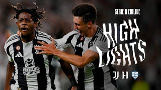 HIGHLIGHTS SERIE A  JUVENTUS 30 COMO  Mbangulas Dream Debut amp Decisive Yildiz [upl. by Odrareg]