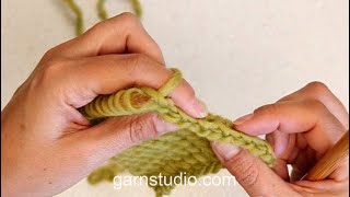 How to knit edge stitches in stockinette stitch [upl. by Atikcir]