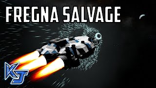 Space Engineers  S5E18 Salvaging The Fregna [upl. by Billye338]