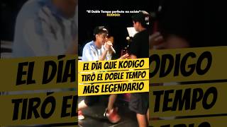 El día que KODIGO TIRÓ el DOBLE TEMPO MÁS LEGENDARIO y HUMILLÓ a DREFQUILA ☠️🔥 Kodigo Freestyle [upl. by Niwrek]