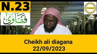 Cheikh ali diagana 22092023 سؤال وجواب [upl. by Steffen]