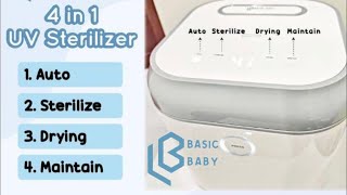 REVIEW UV STERILIZER BOX DARI BASIC BABY [upl. by Nilram]